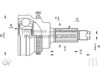 ASHUKI SU-043 Joint Kit, drive shaft